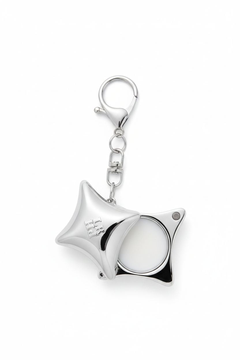 Perfume Bag Charm - Silver