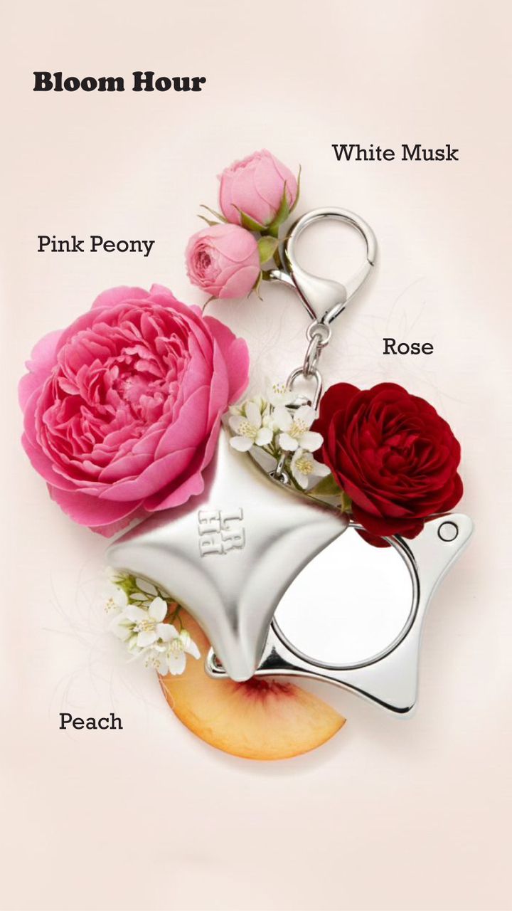 Perfume Bag Charm - Silver