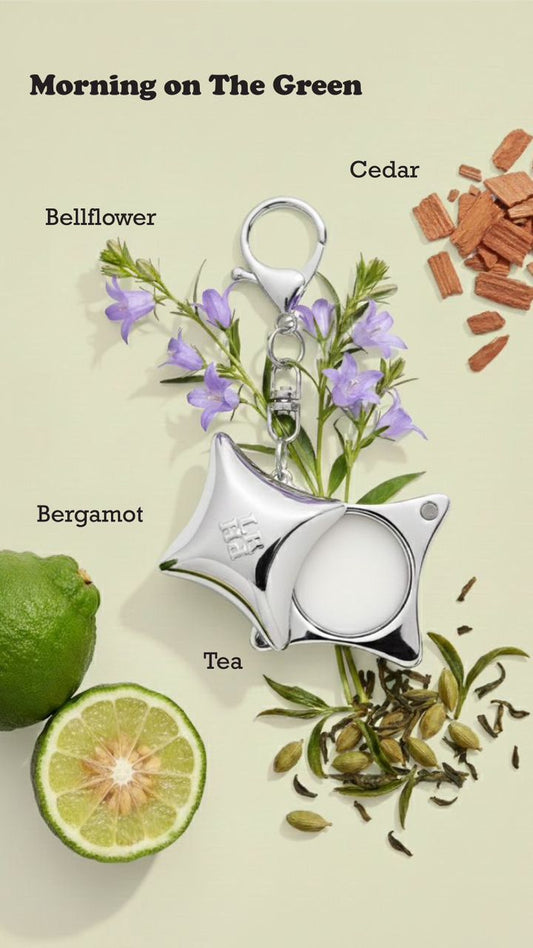 Perfume Bag Charm - Silver